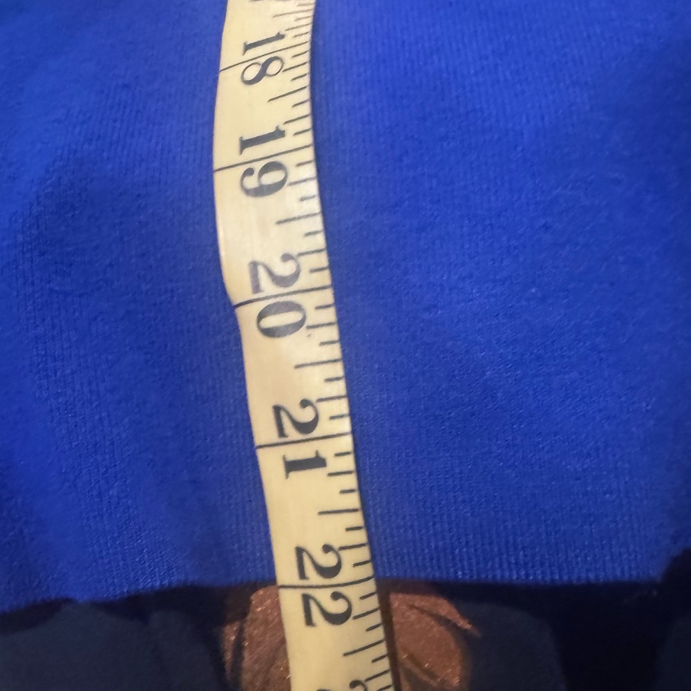 INC International Concepts NWT Cobalt Blue Knit Top size Large - Picture 3 of 7